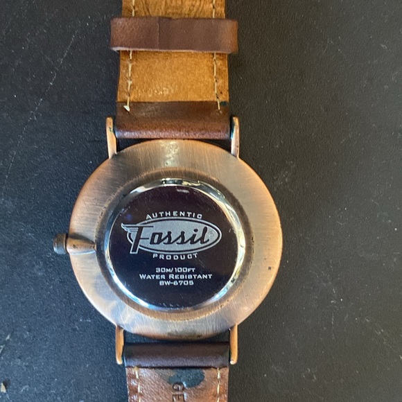 Fossil leather watch - Picture 6 of 9